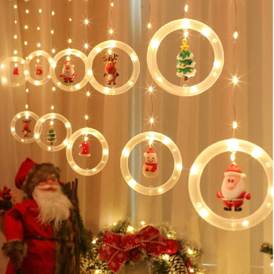 Guirnalda Aros Navidad USB - 5 m Luz Cálida Control Remoto-Dreamy Home