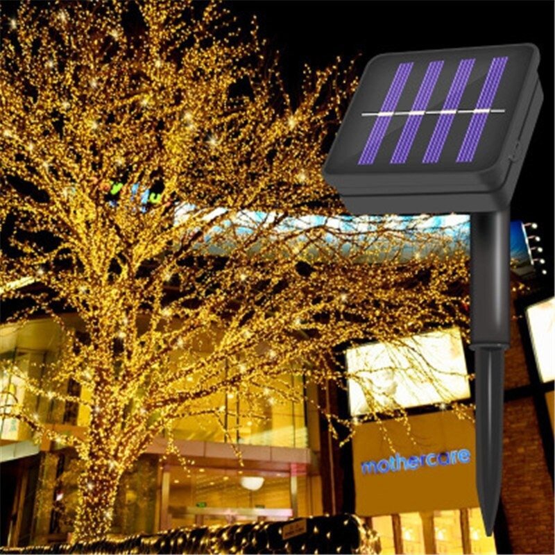 Guirnalda de Luces Solar - 12 m / 20 m / IP65 / Luz Cálida - Disponible en Dreamy Home!
