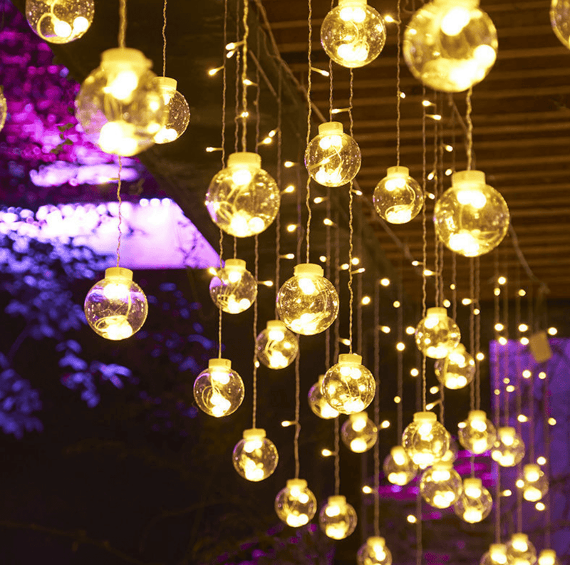 Guirnalda de Pelotitas - 4 m Luz Cálida Incluye Adaptador USB-Dreamy Home