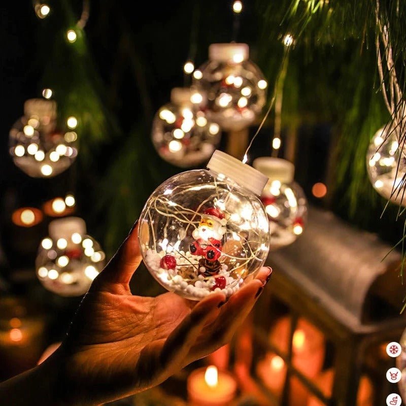 Guirnalda de Pelotitas Navidad Solar - IP65 Luz Cálida Largo 5 m - Disponible en Dreamy Home!