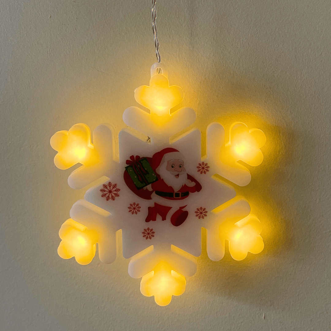 Guirnalda Monito de Nieve - 3 m Luz Cálida - Disponible en Dreamy Home!