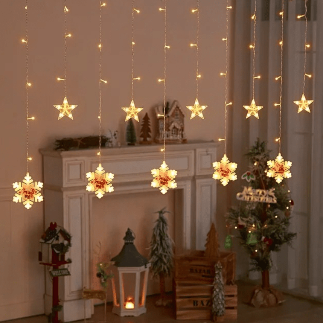 Guirnalda Monito de Nieve - 3 m Luz Cálida - Disponible en Dreamy Home!