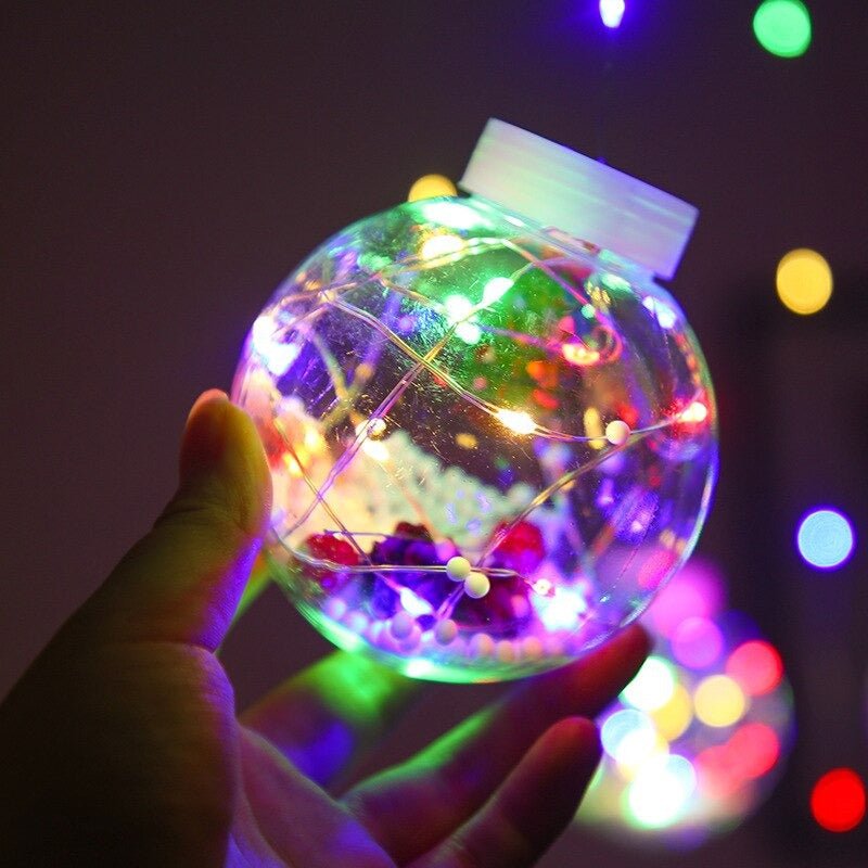 Guirnalda Navidad con Enchufe - 10 Ampolletas 3 m Luz Multicolor-Dreamy Home