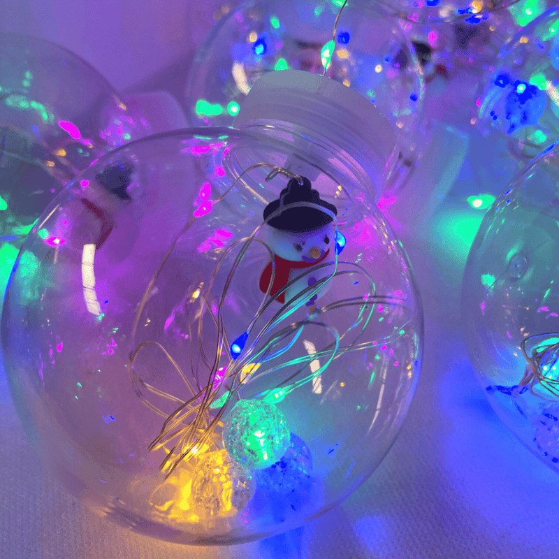 Guirnalda Navidad con Enchufe - 10 Ampolletas 3 m Luz Multicolor-Dreamy Home