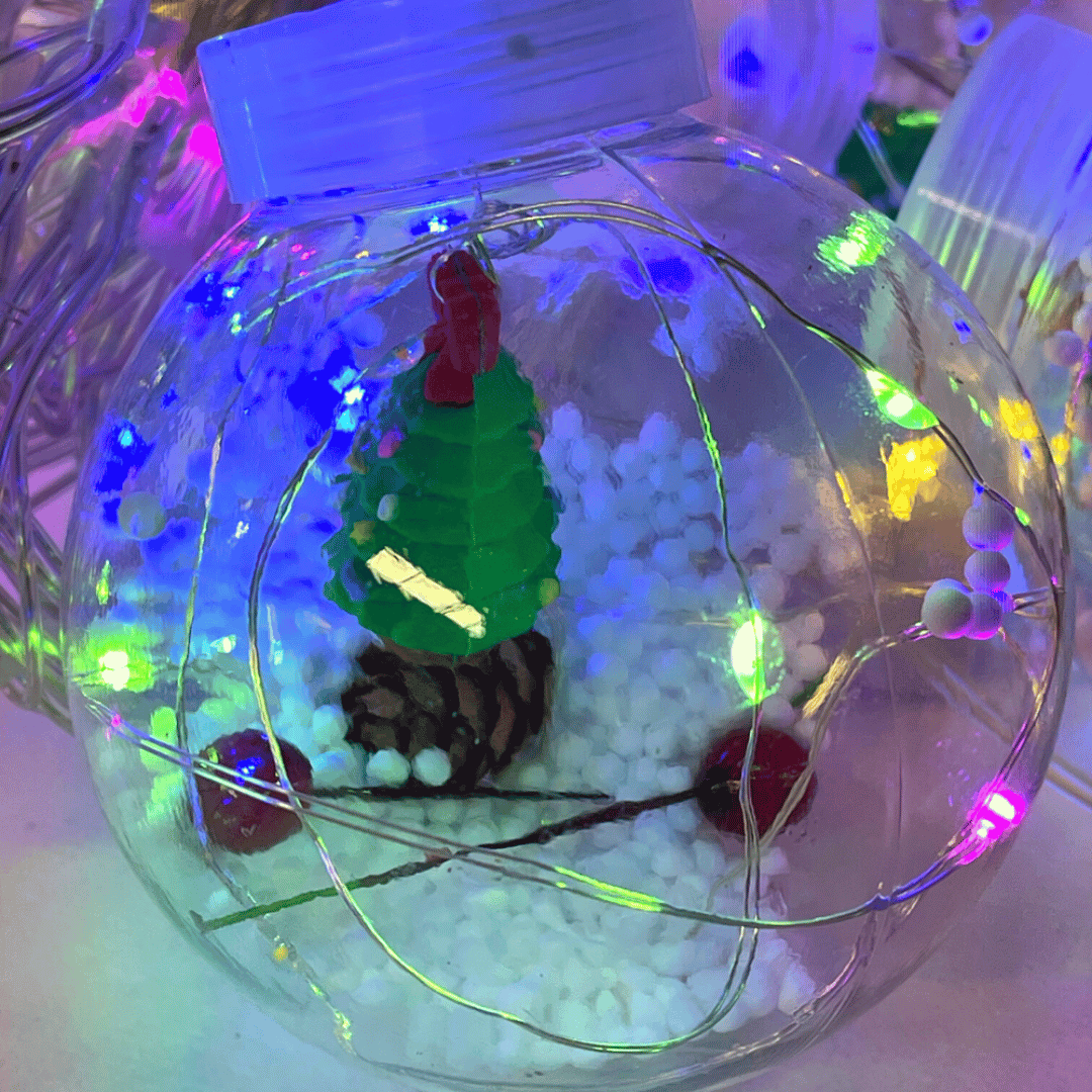 Guirnalda Navidad con Enchufe - 10 Ampolletas 3 m Luz Multicolor - Disponible en Dreamy Home!