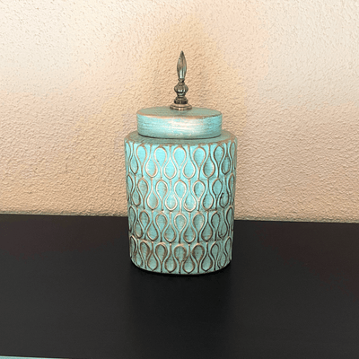 Jarrón Decorativo Destellos Dorado - Diseño Arabe-Dreamy Home