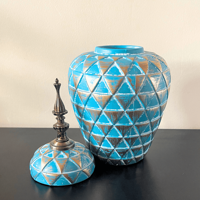 Jarrón Decorativo Eiffel - Diseño Triángulo-Dreamy Home