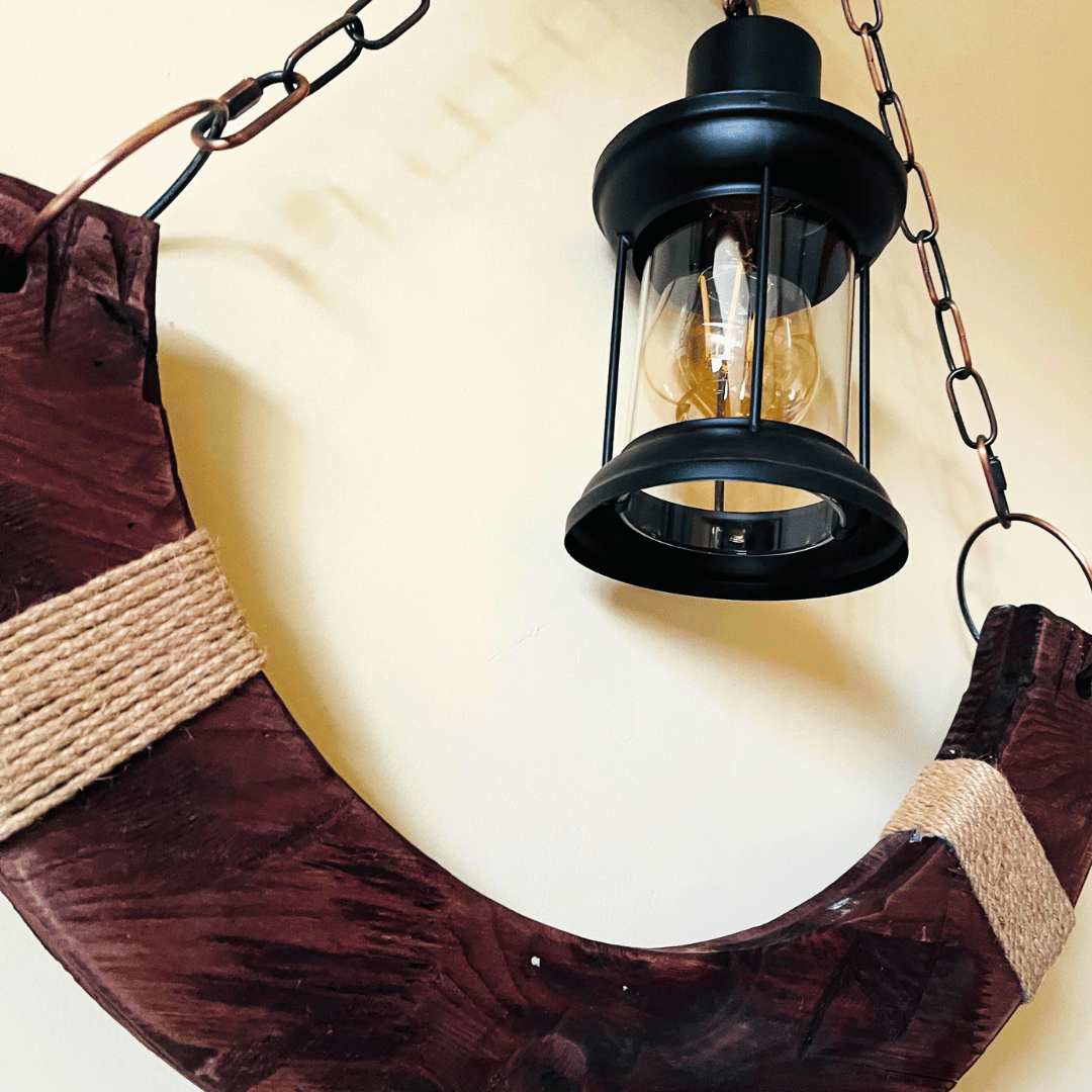 Lámpara Candelabro de Madera - Incluye Ampolleta 6W-Dreamy Home