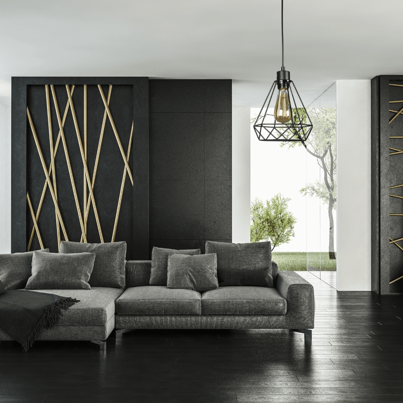 Lámpara Colgante de Diamante - 1 m de Altura Incluye Ampolleta 6W-Dreamy Home