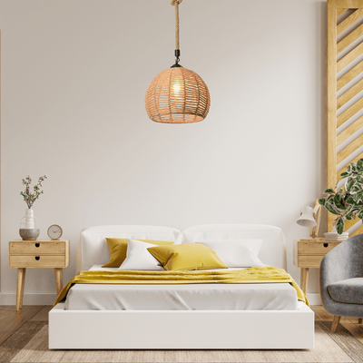 Lámpara de Cáñamo Sevilla - 1 m de Altura 220V Incluye Ampolleta 6W-Dreamy Home