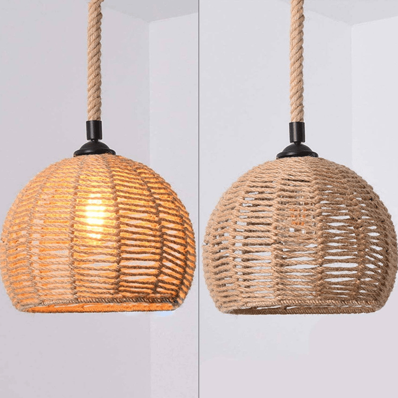Lámpara de Cáñamo Sevilla - 1 m de Altura 220V Incluye Ampolleta 6W-Dreamy Home