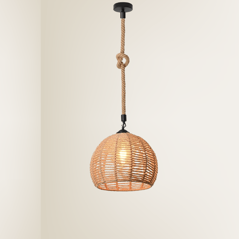 Lámpara de Cáñamo Sevilla - 1 m de Altura 220V Incluye Ampolleta 6W-Dreamy Home