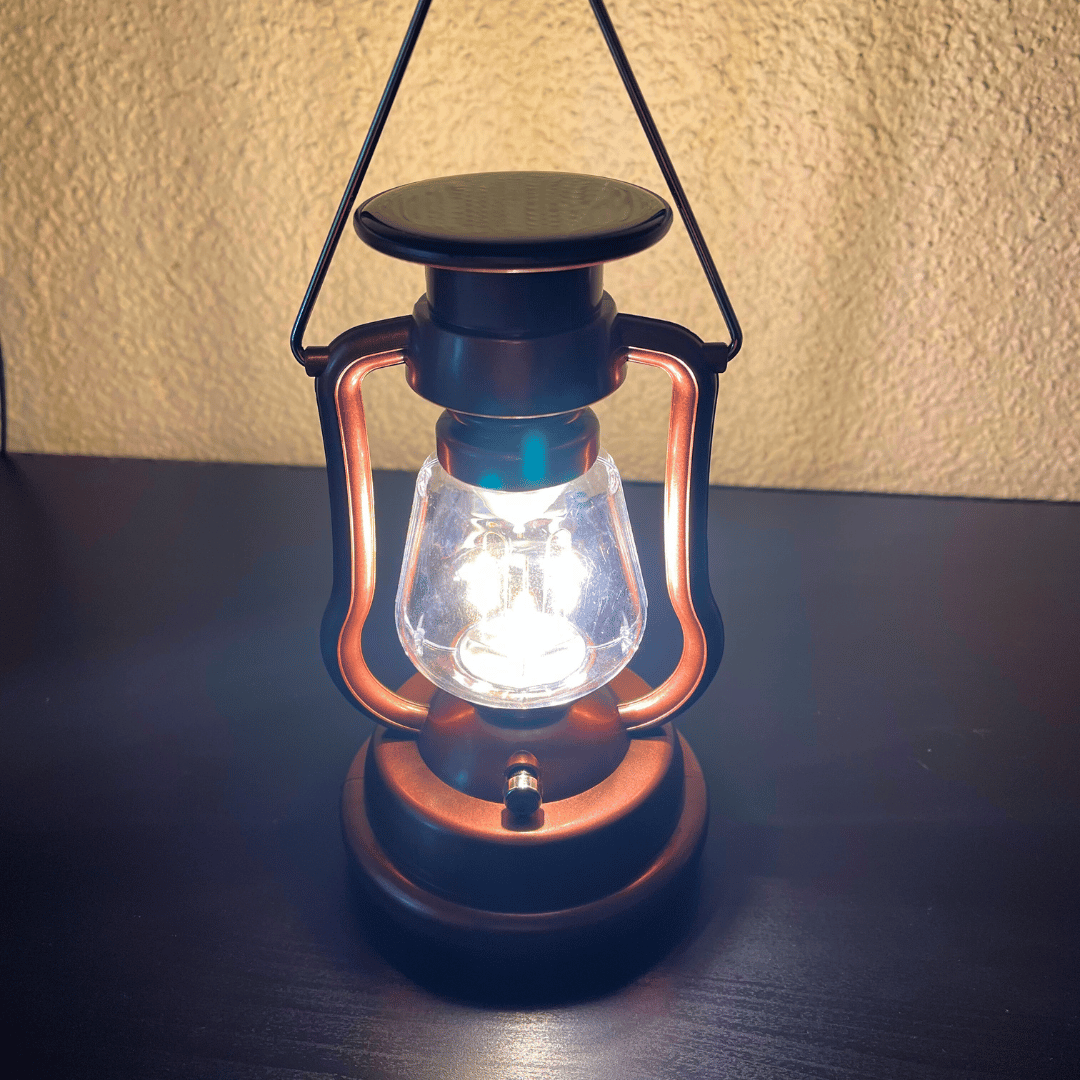 Lámpara Dinamo Solar USB - Luz Cálida IP65-Dreamy Home