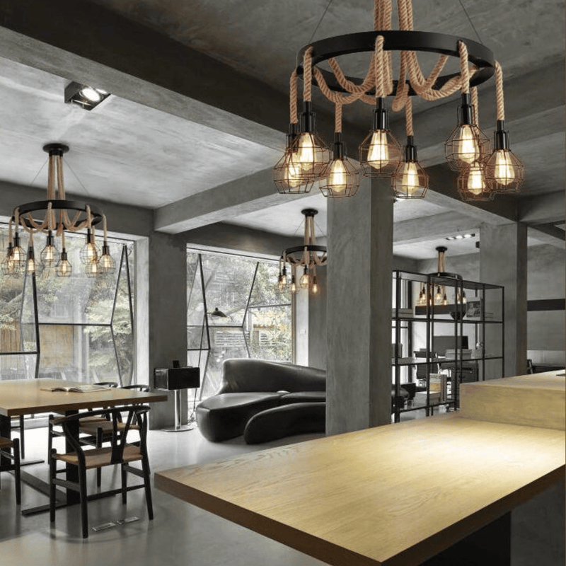 Lámpara Frideko Industrial - 220V Incluye Ampolletas 6W-Dreamy Home