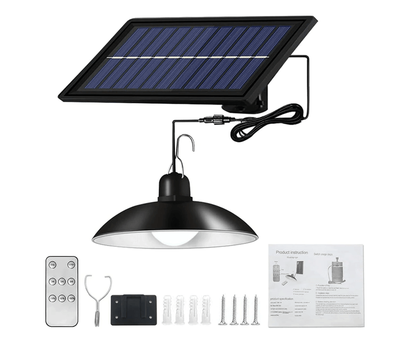 Lámpara Soquete Solar - 30W Longitud del Cable 3 m IP44 Luz Fría-Dreamy Home