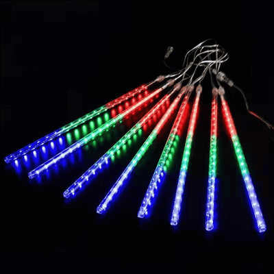 Lluvia Meteoritos Solar - 8 Tubos IP65 Luz Led Multicolor-Dreamy Home