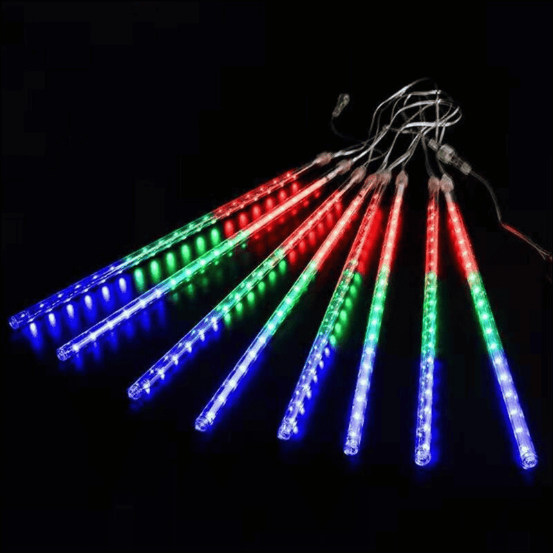 Lluvia Meteoritos Solar - 8 Tubos IP65 Luz Led Multicolor-Dreamy Home