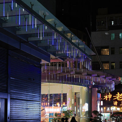 Lluvia Meteoritos Solar - 8 Tubos IP65 Luz Led Multicolor-Dreamy Home