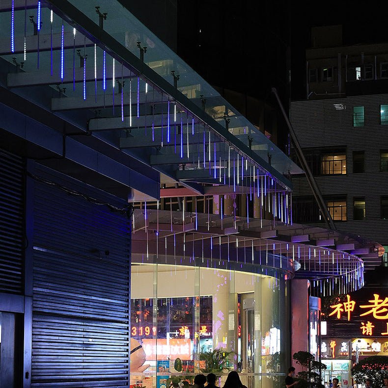 Lluvia Meteoritos Solar - 8 Tubos IP65 Luz Led Multicolor-Dreamy Home