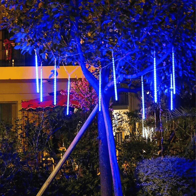 Lluvia Meteoritos Solar - 8 Tubos IP65 Luz Led Multicolor-Dreamy Home