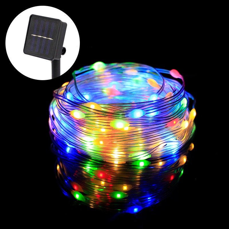 Luces Hada XL Solares - 5 m Luz Cálida/Multicolor IP65-Dreamy Home