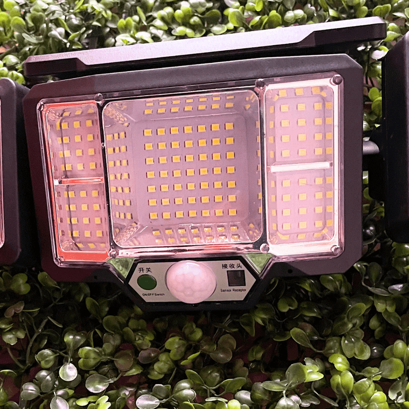 Luz Solar con Sensor - 100W Luz Fría con Sensor de Movimiento IP65-Dreamy Home