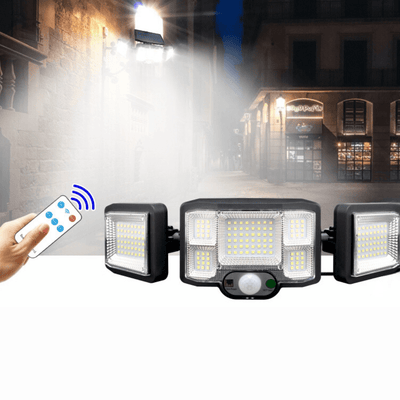 Luz Solar con Sensor - 100W Luz Fría con Sensor de Movimiento IP65-Dreamy Home