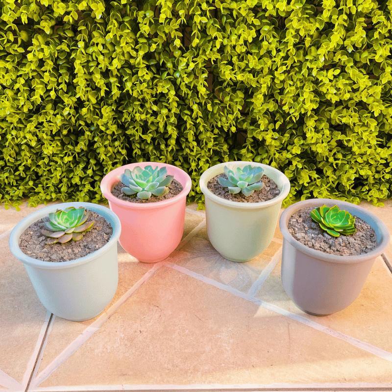Maceteros Colores Pastel - Grandes 2 Unidades-Dreamy Home