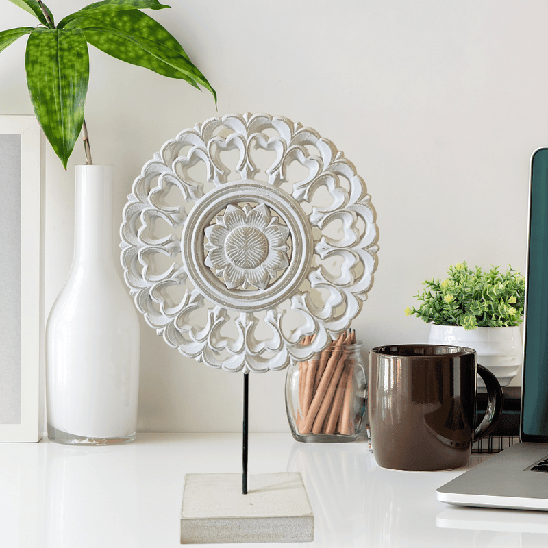 Mandala Pedestal - Diseño Corazones-Dreamy Home