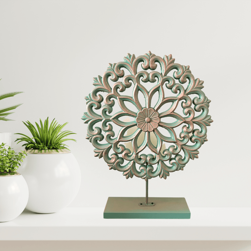 Mandala Pedestal Thai - 37 x 30 cm-Dreamy Home