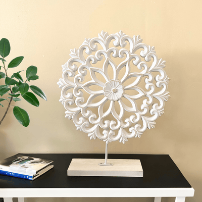 Mandala Pedestal Thai - 37 x 30 cm-Dreamy Home