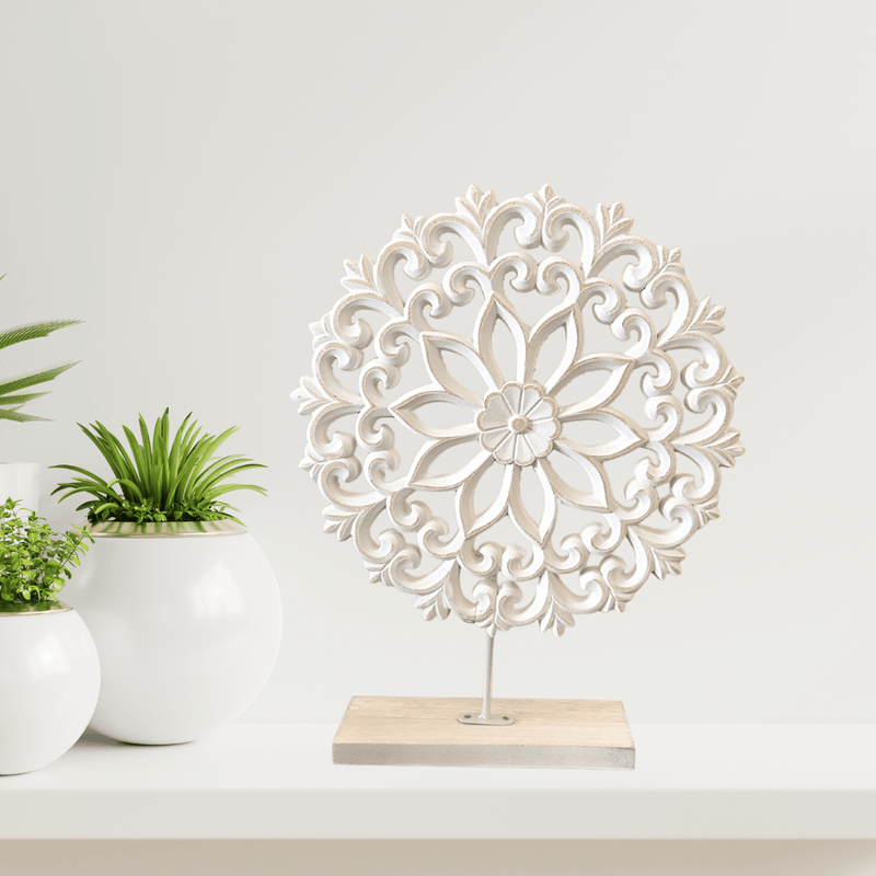 Mandala Pedestal Thai - 37 x 30 cm-Dreamy Home
