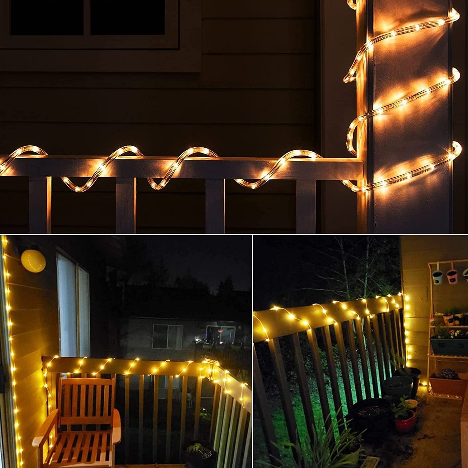 Manguera de Luces Solares - 5 m Luz Múltiples Colores IP65-Dreamy Home
