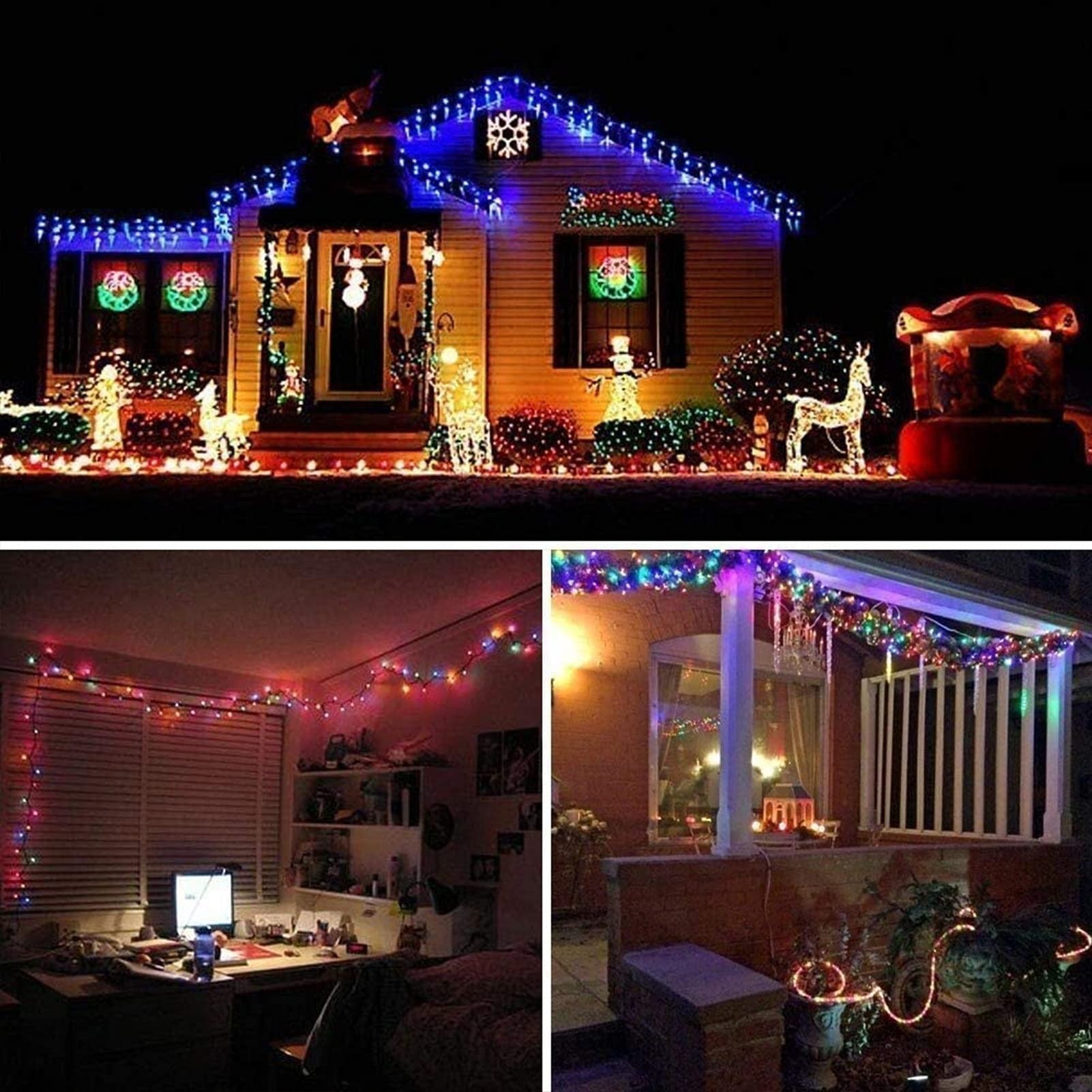 Manguera de Luces Solares - 5 m Luz Múltiples Colores IP65-Dreamy Home