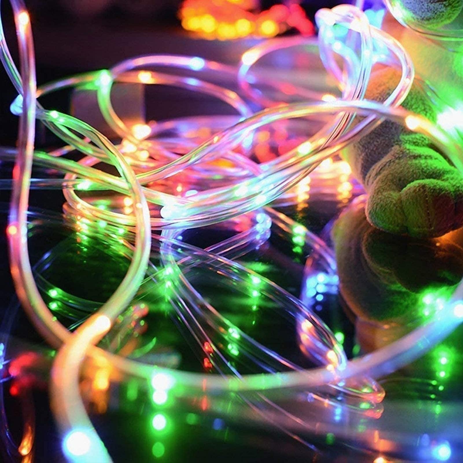 Manguera de Luces Solares - 5 m Luz Múltiples Colores IP65-Dreamy Home