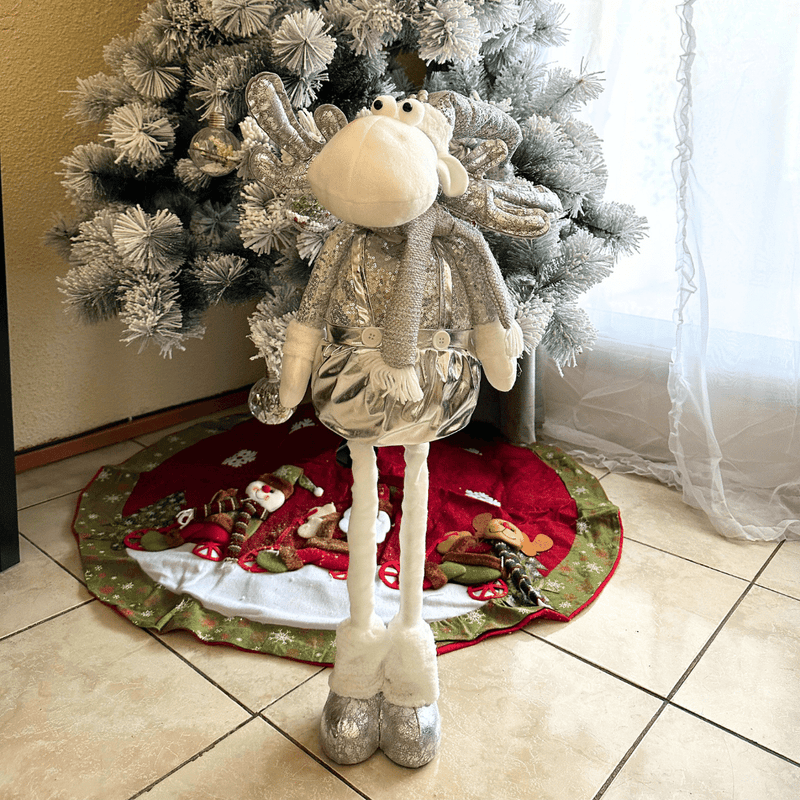 Mueñecos de Navidad Extensibles Silver - Altura hasta 80 cm-Dreamy Home