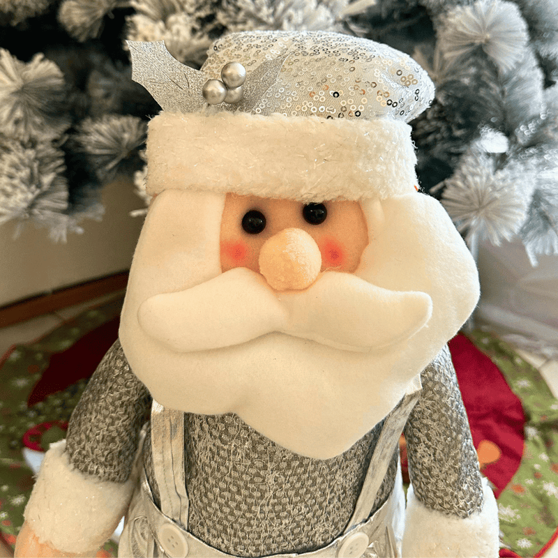 Mueñecos de Navidad Extensibles Silver - Altura hasta 80 cm-Dreamy Home