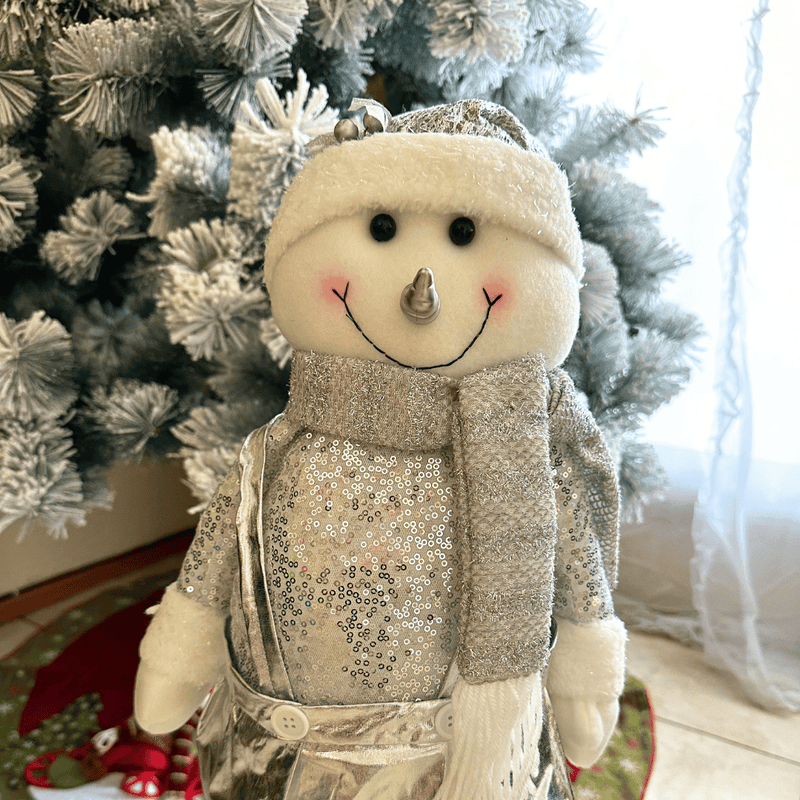 Mueñecos de Navidad Extensibles Silver - Altura hasta 80 cm-Dreamy Home