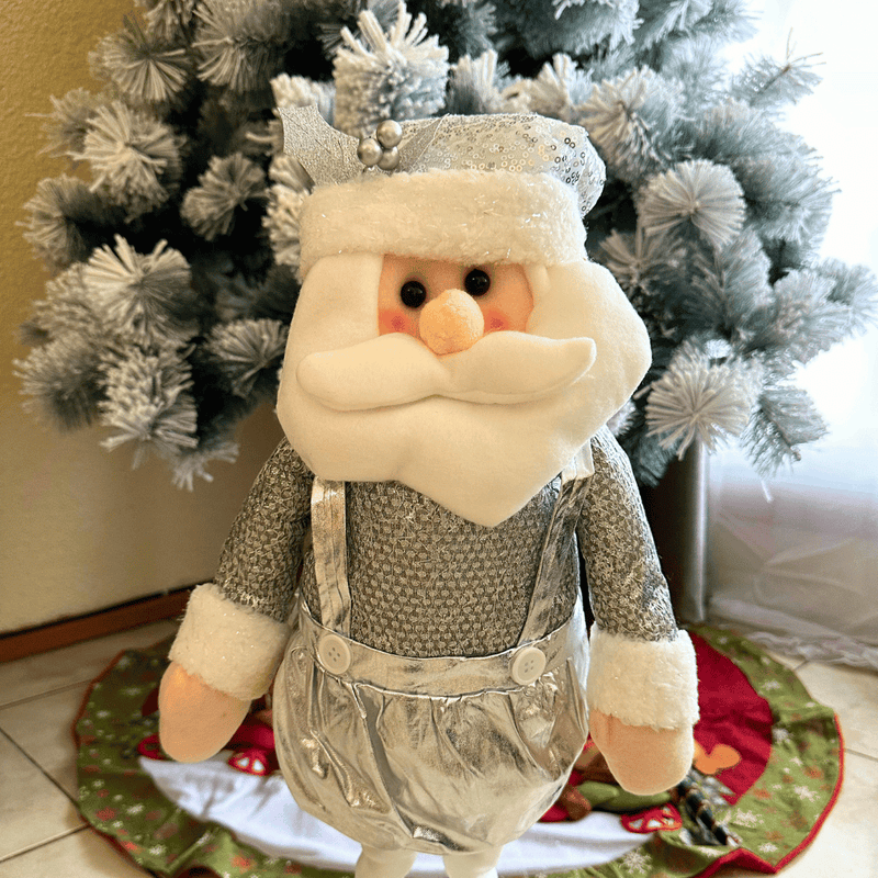Mueñecos de Navidad Extensibles Silver - Altura hasta 80 cm-Dreamy Home