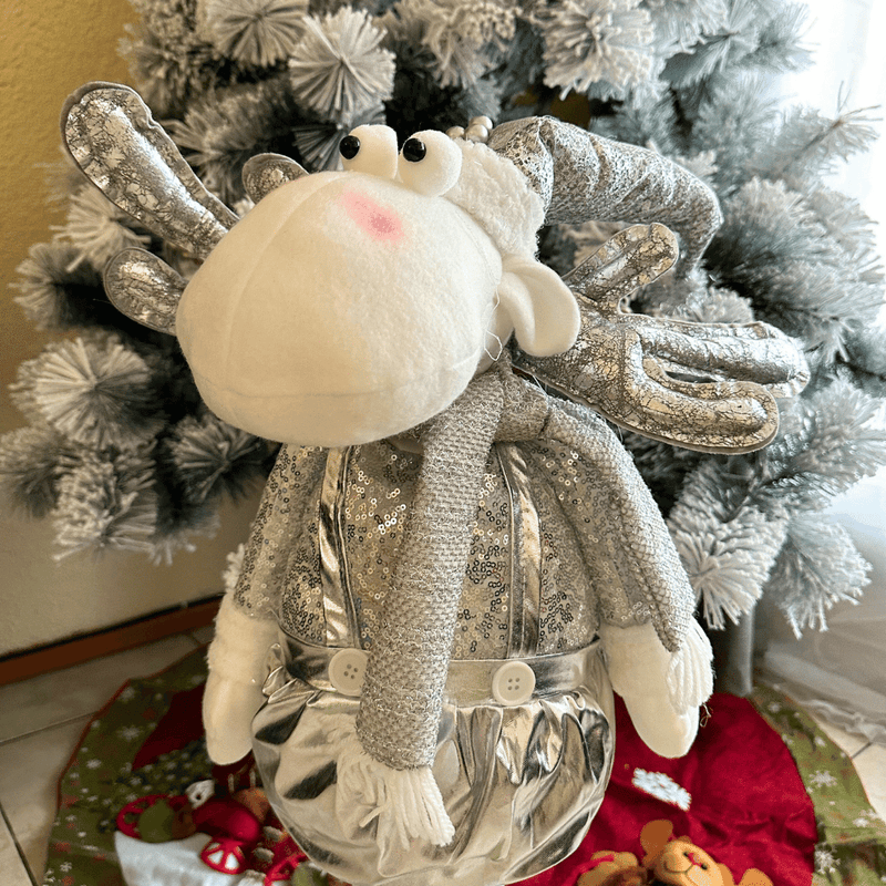 Mueñecos de Navidad Extensibles Silver - Altura hasta 80 cm-Dreamy Home