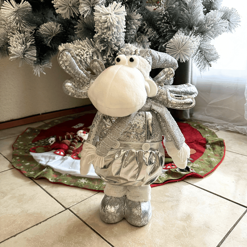 Mueñecos de Navidad Extensibles Silver - Altura hasta 80 cm-Dreamy Home