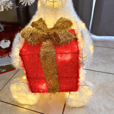 Oso Polar Navideño - Luz Cálida/ Incluye Pilas-Dreamy Home
