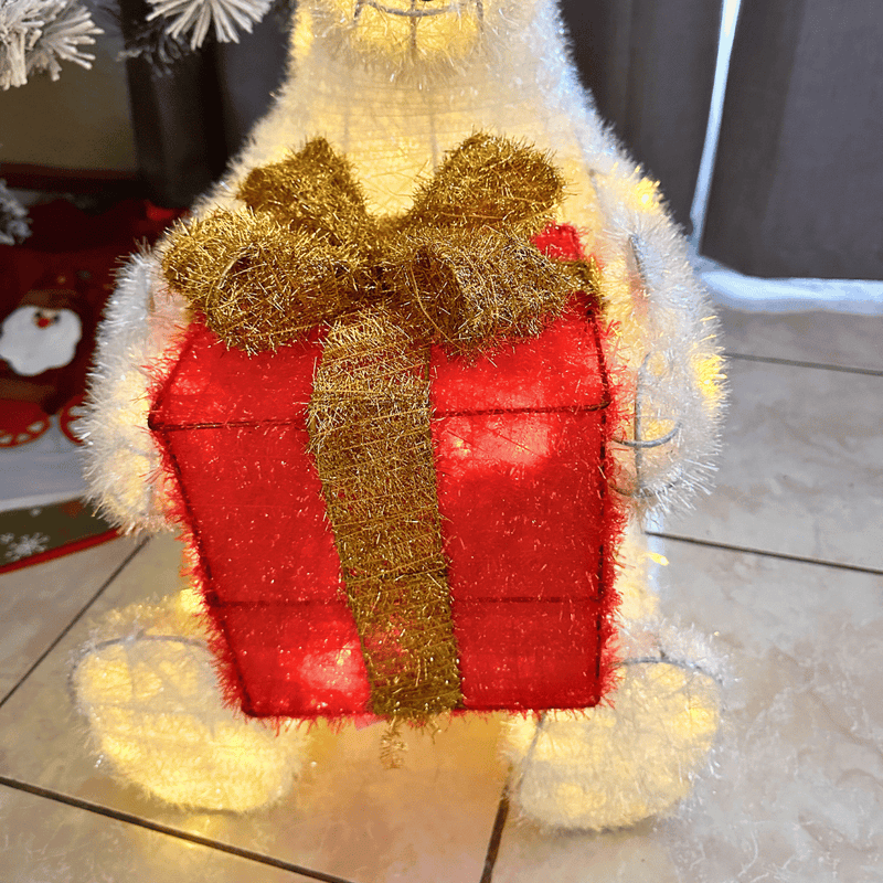 Oso Polar Navideño - Luz Cálida/ Incluye Pilas-Dreamy Home