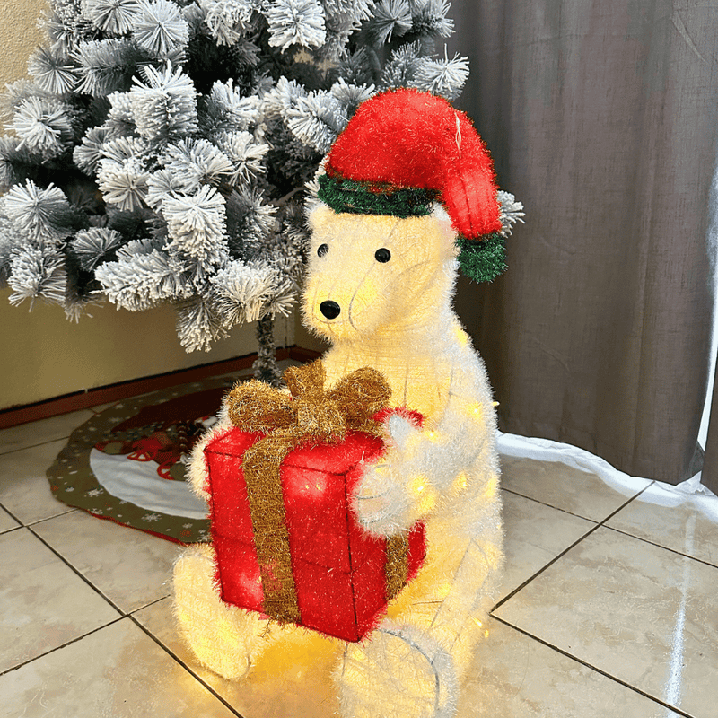 Oso Polar Navideño - Luz Cálida/ Incluye Pilas-Dreamy Home