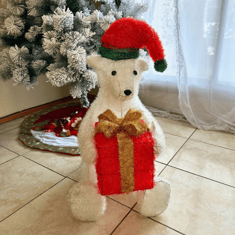 Oso Polar Navideño - Luz Cálida/ Incluye Pilas-Dreamy Home