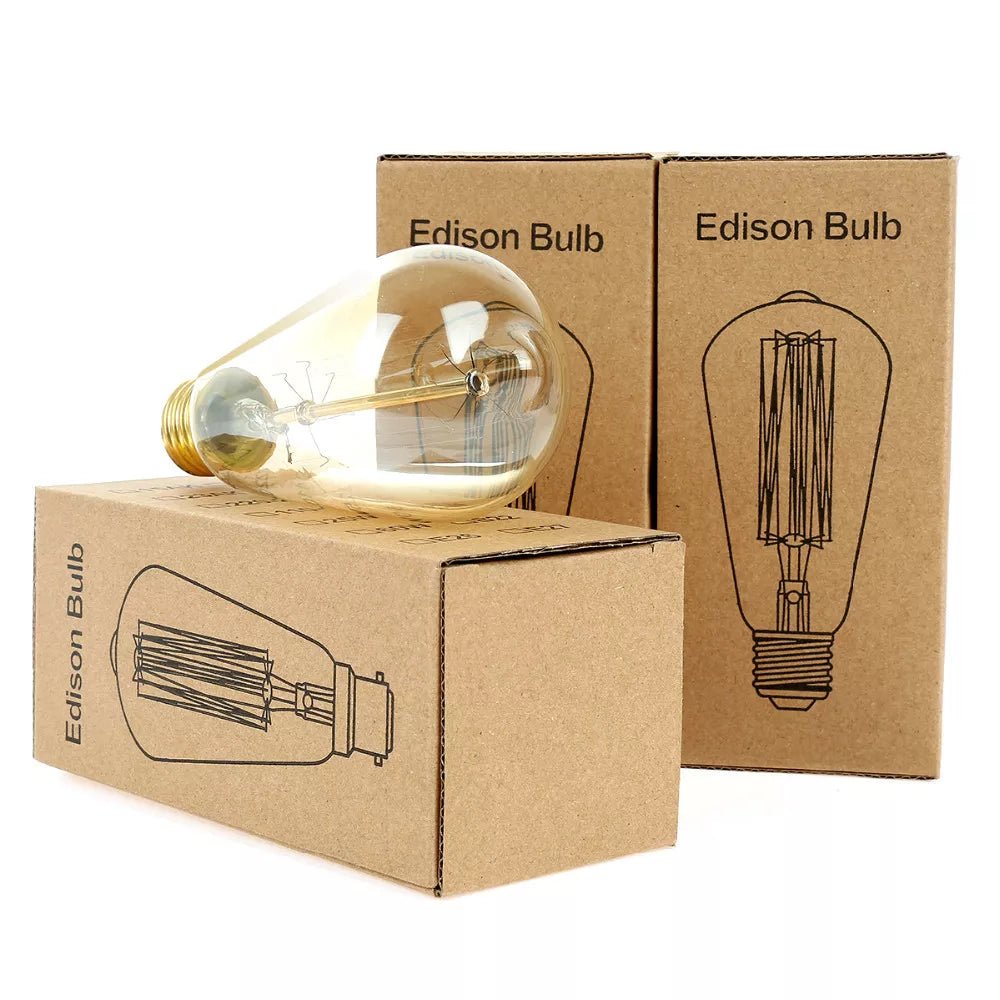 Pack 6 Ampolletas Edison - 6W/4W Luz Cálida 2700k-Dreamy Home