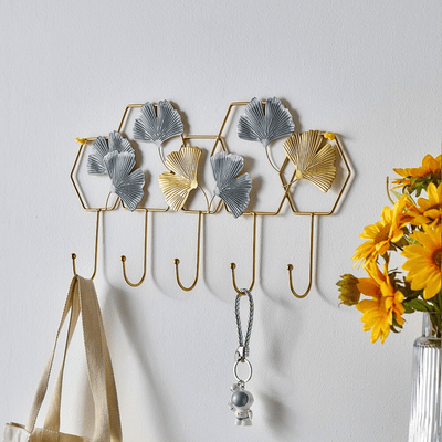 Perchero Hoja Ginkgo - Metalico-Dreamy Home