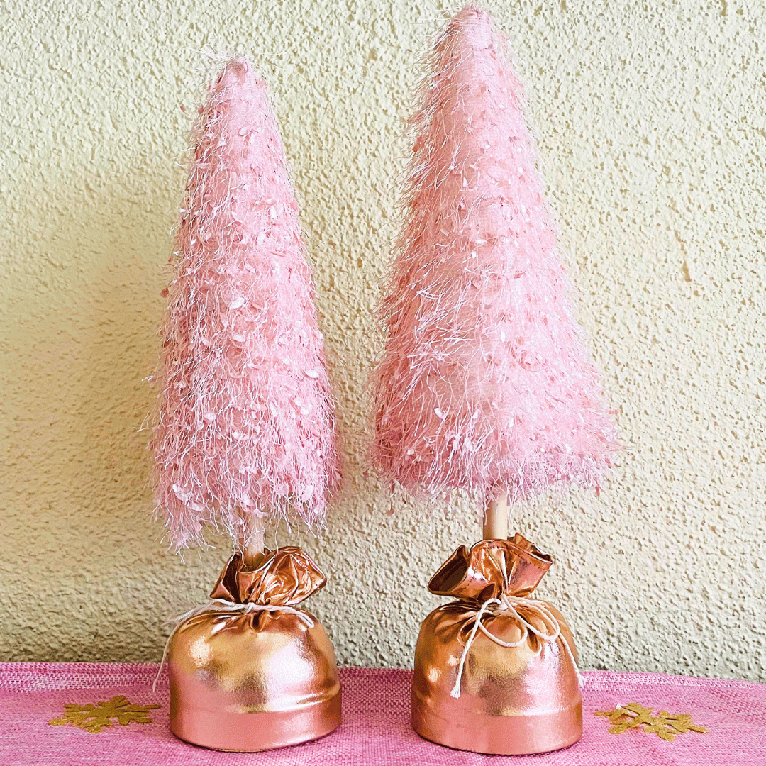 Pino Christmas Gold Rose - Luz Cálida - Disponible en Dreamy Home!