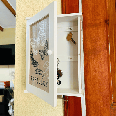 Porta Llaves Butterfly - Madera-Dreamy Home
