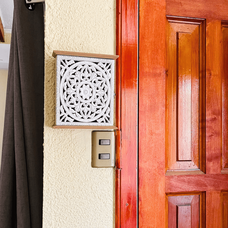 Porta Llaves de Mandala - Madera-Dreamy Home